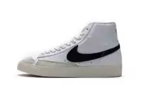 nike blazer mid homme femme barcode white black